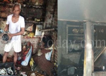 गैस सिलेंडर लीक होने से घर में लगी आग, लाखों का नुकसान