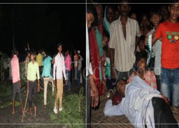 उझानी: ग्रामीण को मारी गोली, पुलिस पर भड़के लोग, लगाया जाम