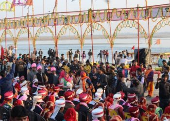 भागीरथ घाट पर विवाह बंधन में बंधे 130 जोड़े