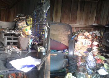 उझानी: खोखा में लगी आग से हजारों का नुकसान