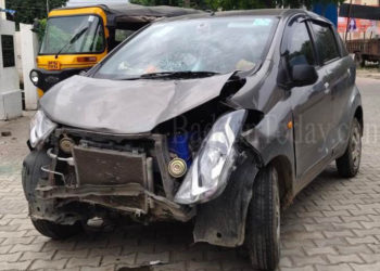 स्कूल से घर लौट रही बहनों को कार ने रौंदा, एक की मौत