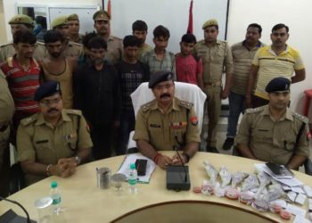 डकैती की योजना विफल, पुलिस ने 8 बदमाशों को दबोचा
