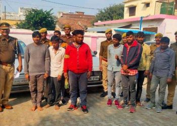 जीपीएस लगाकर लूटा था शराब का ट्रक, 9 गिरफ्तार