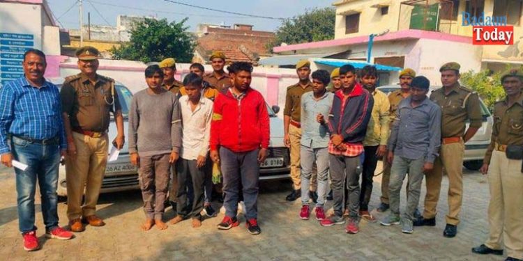 जीपीएस लगाकर लूटा था शराब का ट्रक, 9 गिरफ्तार