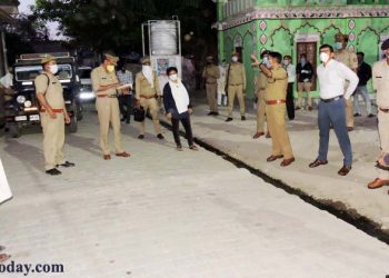 कोरोना पॉजिटिव केस के बाद सहसवान के इलाकों में कर्फ्यू