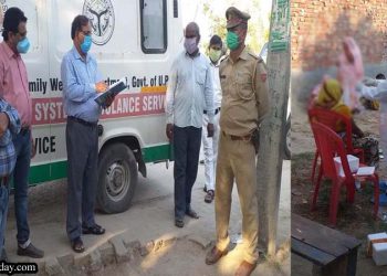 हुसैनपुर खेड़ा में 95 ग्रामीणों का लिया गया कोरोना सैंपल