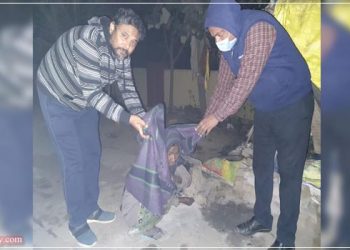 एरियल टेलीकॉम कंपनी के हाथों गरीबों को मिली कंबल की गर्माहट