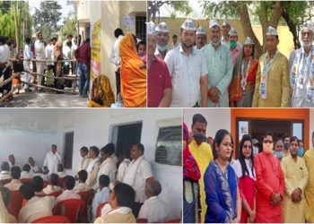 पंचायत चुनाव के नामांकन के पहले दिन ही कोरोना गाइडलाइन का खुल्लम-खुल्ला उल्लंघन