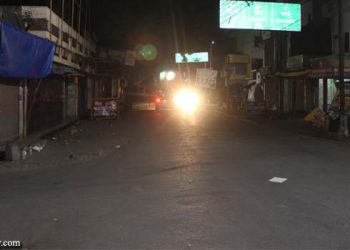 नाइट कर्फ्यू लगते ही जनपद में छाया सन्नाटा