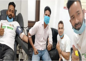 एक फोन पर खून देने के लिए बरेली पहुँच गए उझानी के युवा