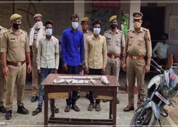 लूट की योजना बना रहे तीन बदमाश गिरफ्तार