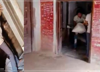 राशन वितरण में गड़बड़ी पर ग्रामीणों ने डीएम से की शिकायत, वीडियो वायरल