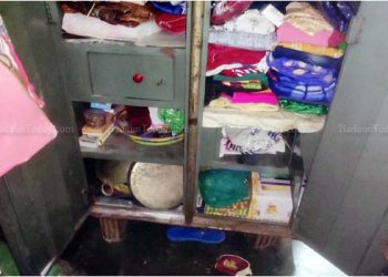 उझानी में एक ही रात में दो घरों में चोरी