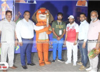 उझानी में खेलो इंडिया यूनिवर्सिटी गेम्स मशाल का हुआ स्वागत