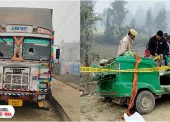 ट्रक और टैंपों की आमने सामने की टक्‍कर में 12 श्रद्धालुओं की मौत