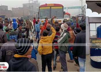 उझानी में अम्बेडकर प्रतिमा तोड़े जाने से भड़का आक्रोश, हाईवे जाम