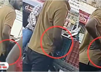 प्लास्टिक की थैली में पेशाब कर फल बेचने वाला बदायूं का युवक गिरफ्तार